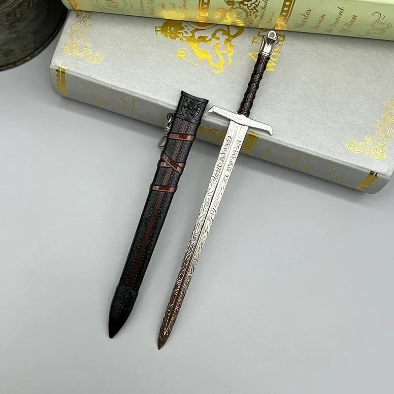 Réplique du film King Arthur: légende de l'épée, 22cm, épée Excalibur 1:6, modèle d'arme en métal mé