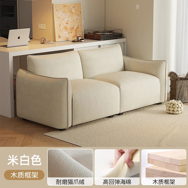 Paresseux élégant salon canapés appartement minimaliste Double Design canapé nordique salon Divano S