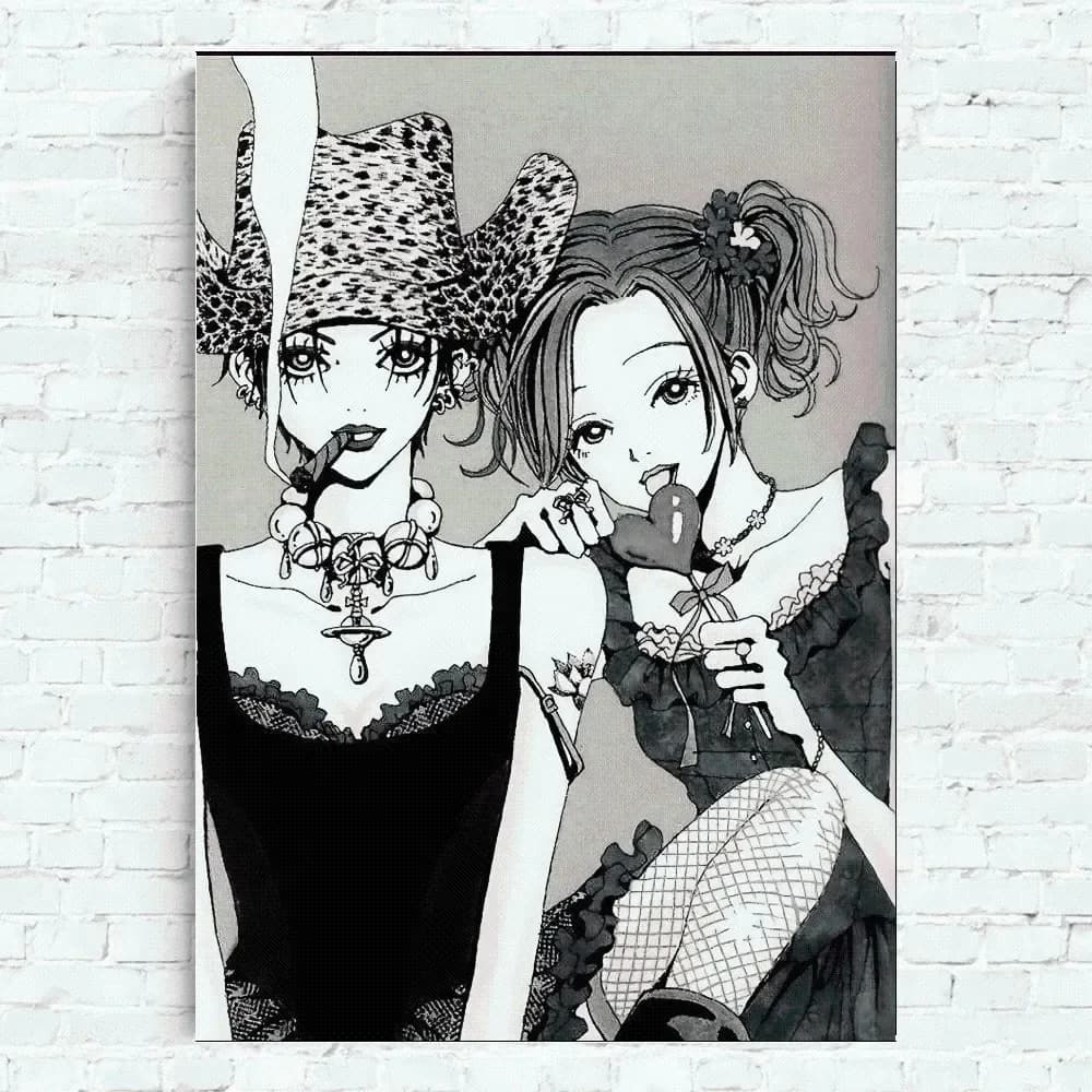 Affiche de dessin animé NANA, pour la maison, le bureau, la cuisine, peinture sur toile esthétique, 