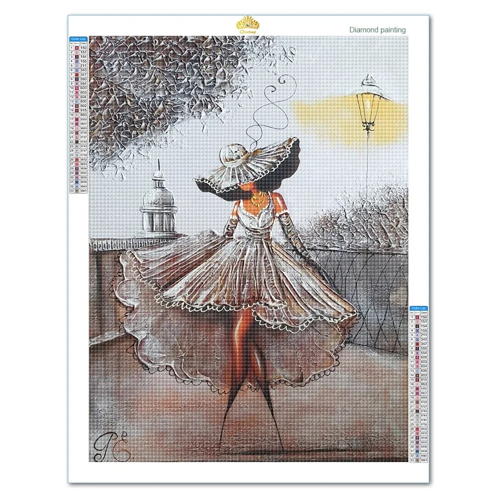 Kit de peinture diamant bricolage 5D, broderie diamant couple romantique, point de croix mosaïque, a