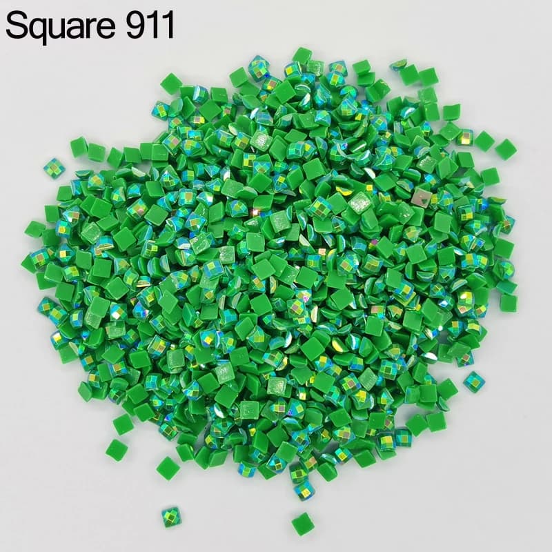 Carré AB pierre 5D bricolage diamant peinture broderie strass coloré mosaïque beaucoup brillant AB c