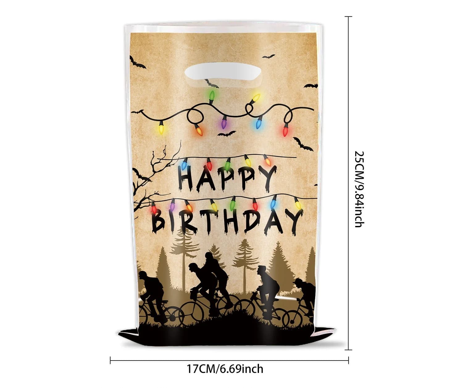 Sac cadeau Stranger Things Saison 5, articles de fête, décorations d'anniversaire, sacs de bonbons e