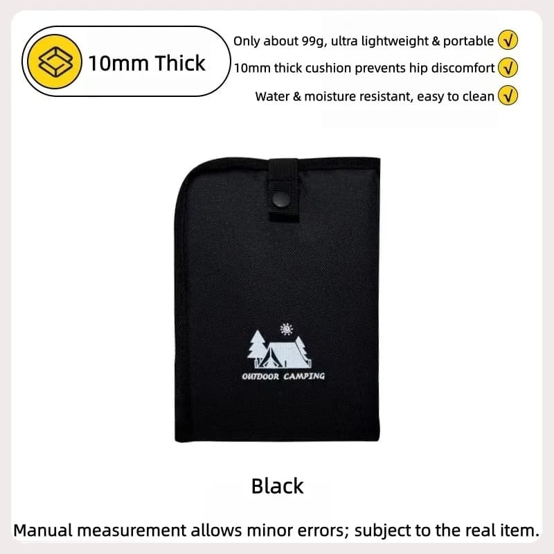 Coussin de siège pliable portable pour l'extérieur, imperméable, résistant à l'humidité, aux taches 