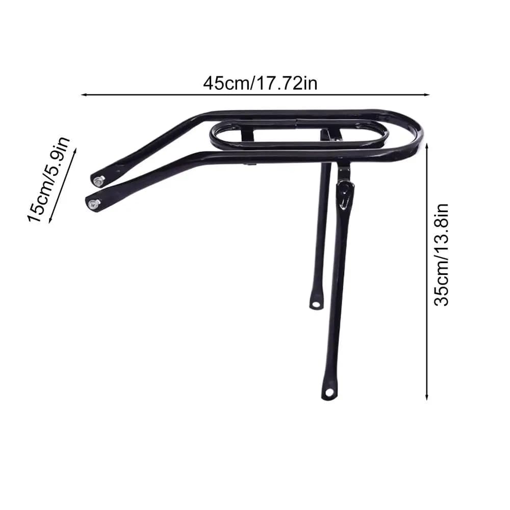 Porte-bagages arrière léger pour vélo, support de transport pour sacoches et accessoires, idéal pour