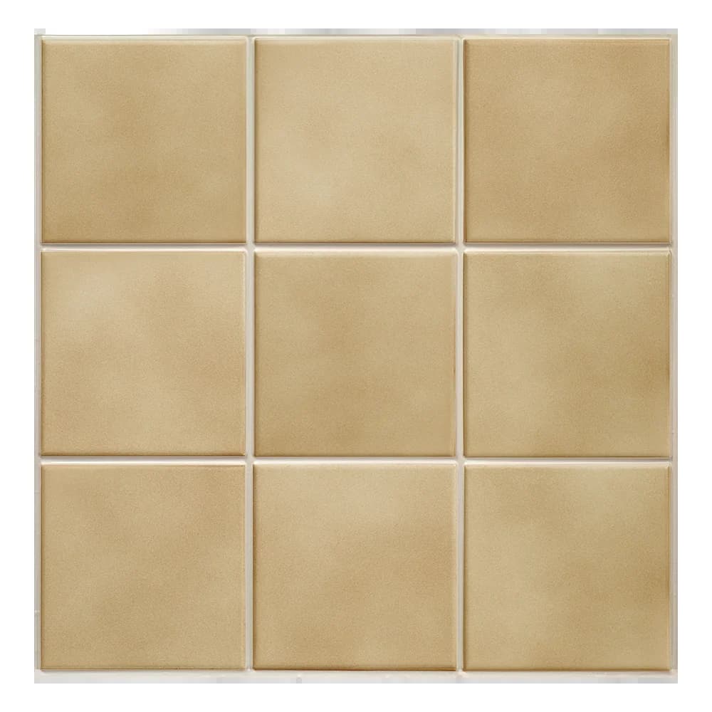 5/10 pièces de carreaux muraux autocollants carrés de style céramique vert turquoise clair - PVC, 30