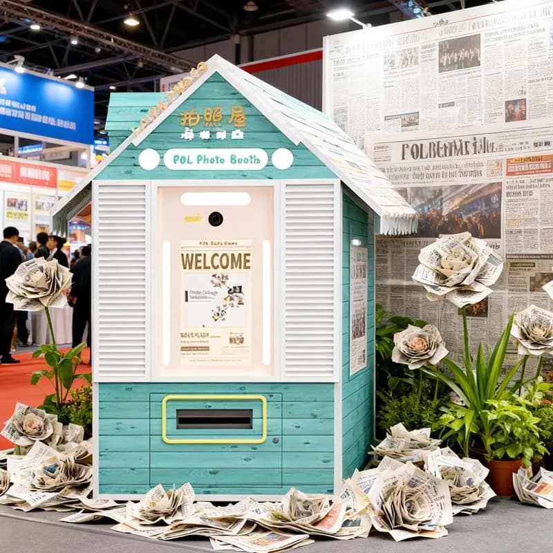 Photomaton personnalisé, cabine photo, kiosque presse auto-service pour le plaisir des selfies, comp