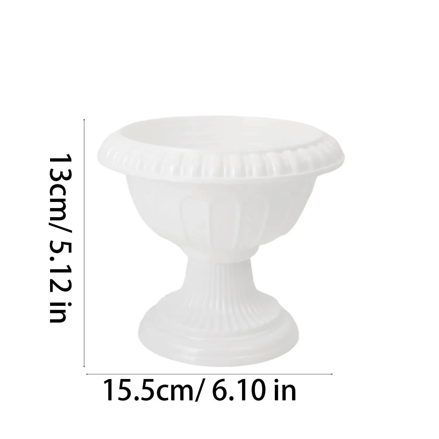 Vases à fleurs en plastique PP pour arrangements floraux, pots de fleurs décoratifs, centres de tabl