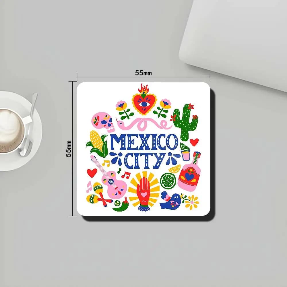 Aimant de réfrigérateur artistique esthétique Mexique, décoration créative pour cuisine et maison, d