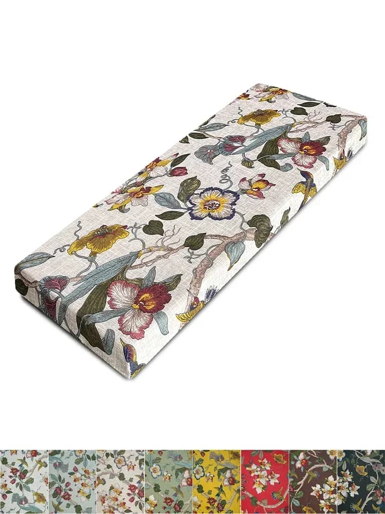 Coussin de banc personnalisable de 3 cm d'épaisseur, coussin décoratif adapté aux chaises longues de