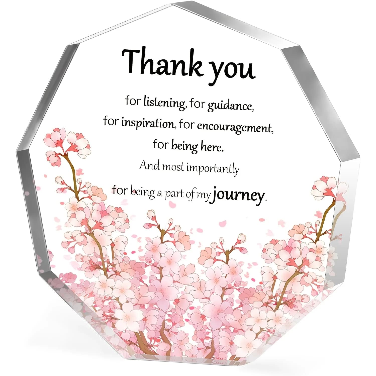 Cadeau inspirant décor de bureau pour femmes cadeaux de collègue Plaque acrylique décor de bureau en
