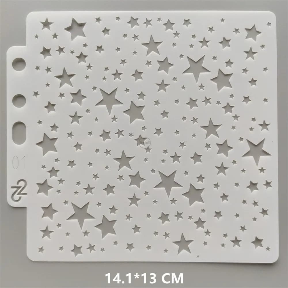 Pochoirs Géométriques pour Peinture et Gaufrage, Matériel de Scrapbooking, Cartes, Modèles de Papier