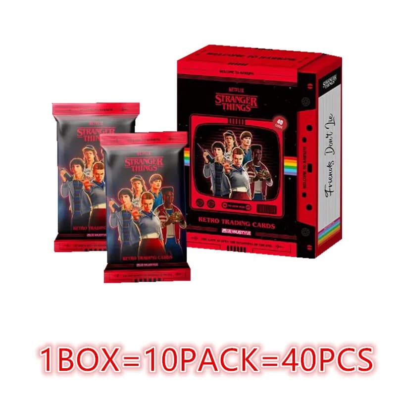 Cartes de collection rétro Stranger Things Saisons 1-5 2026 – Personnages rares de films et de série