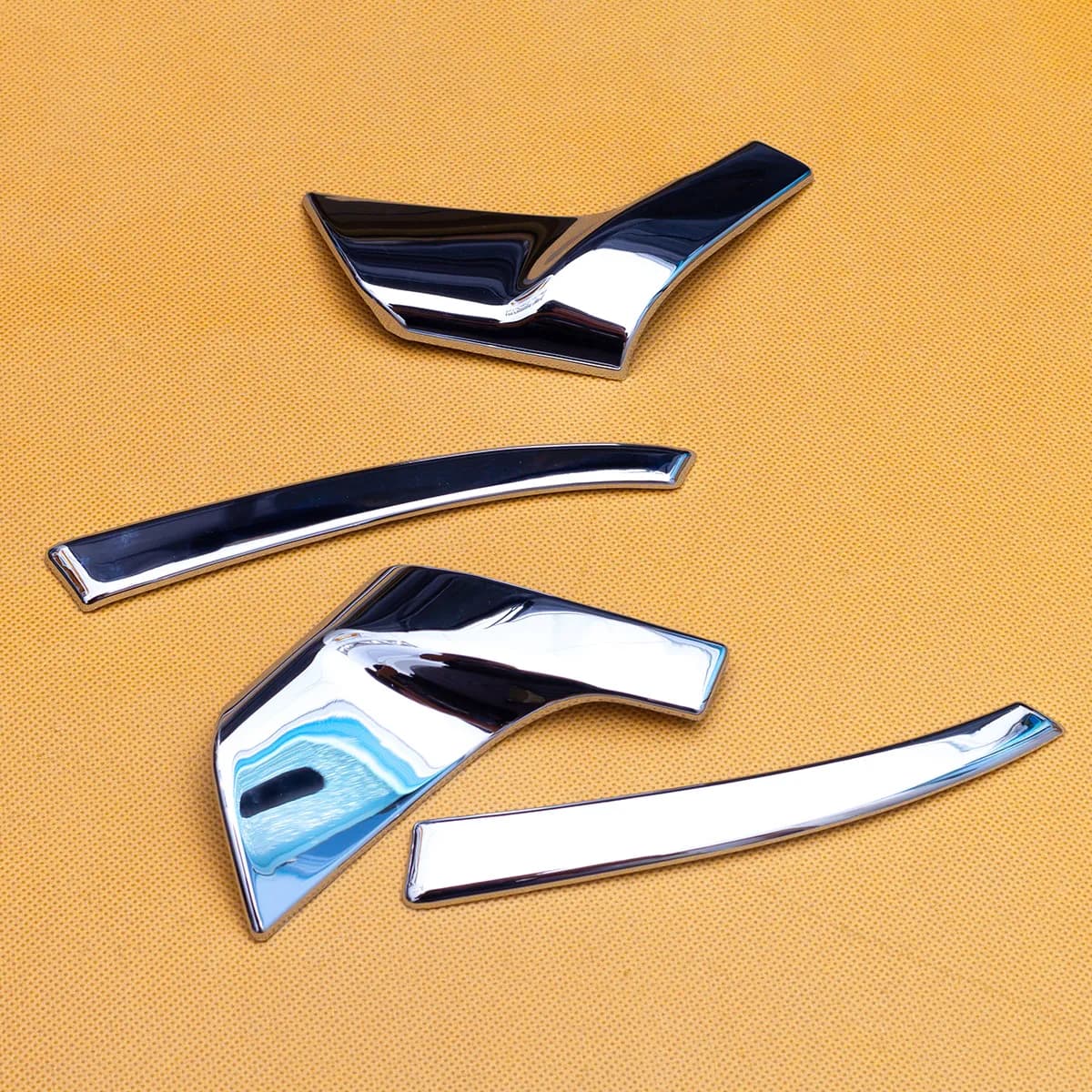 Couvercle de rétroviseur latéral extérieur chromé brillant, garnitures de moulage, accessoires pour 