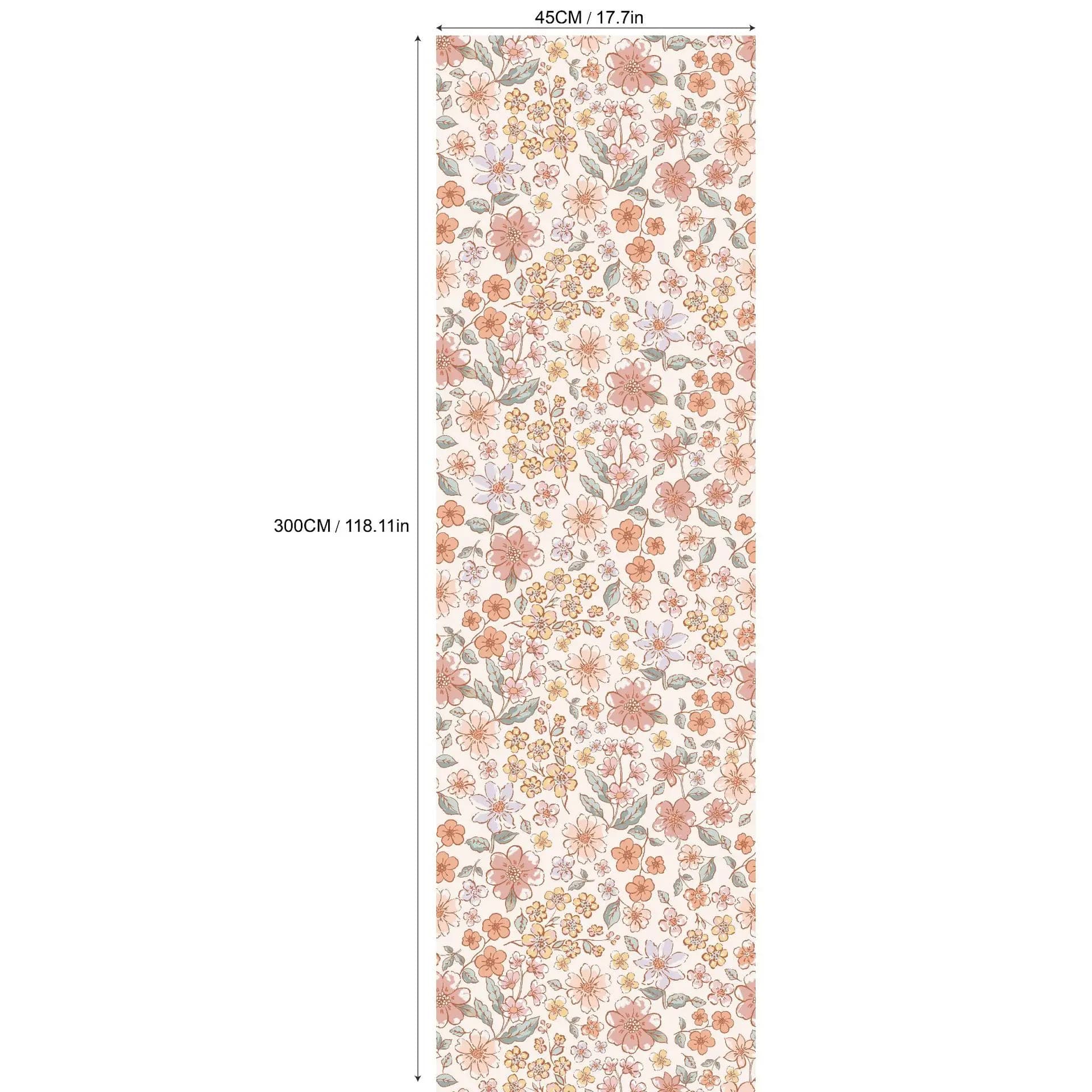 Papier peint adhésif pour mur, fleur rose, thème de printemps, peler et coller, imperméable, décor M