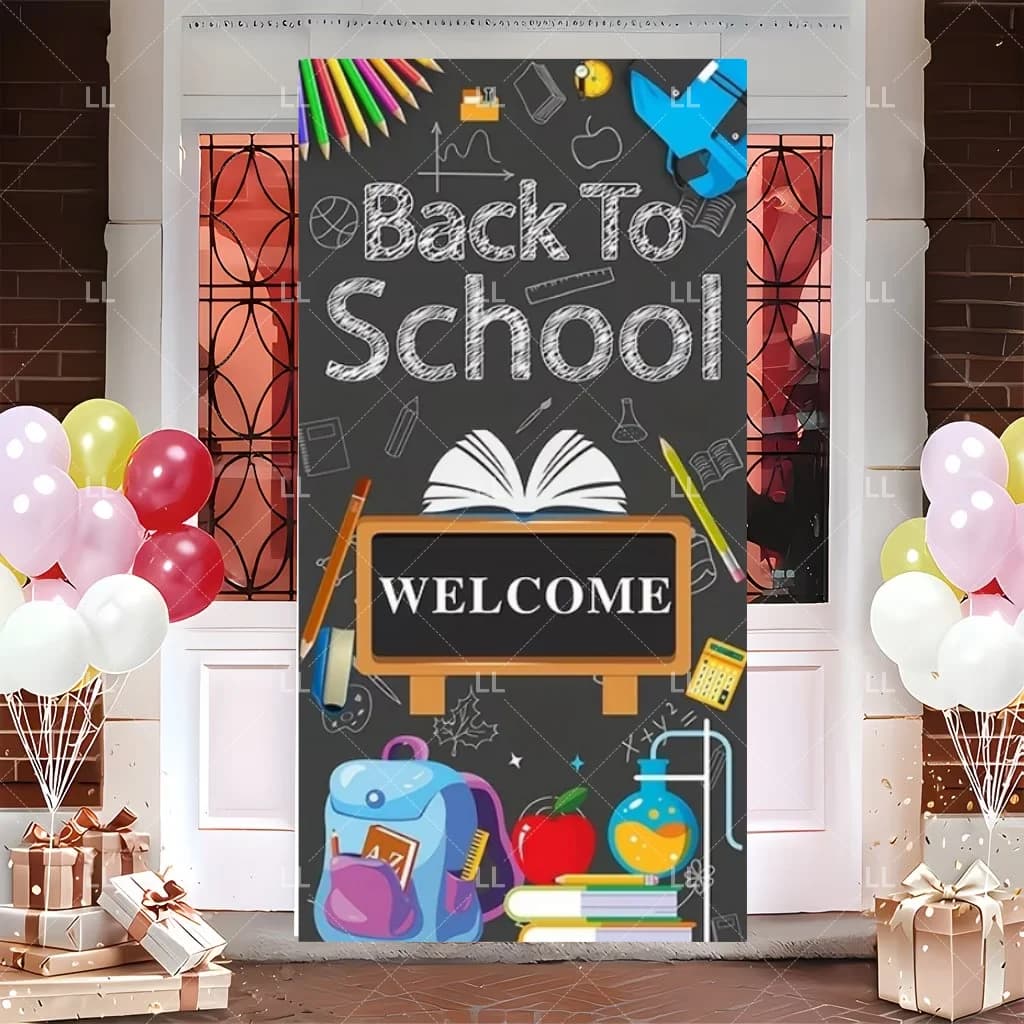 Décor de rentrée scolaire, bannière de porte « Bienvenidos De Regreso A Clases », accessoire de phot
