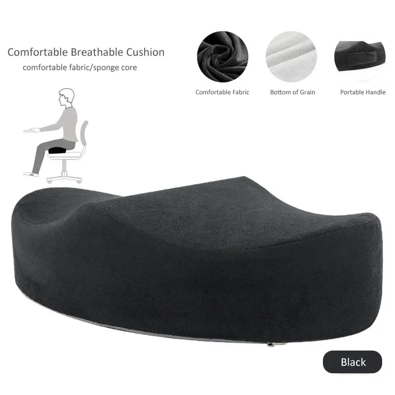 Coussin de chaise à mémoire de forme pour la maison, oreiller de soutien fessier pour le bureau, cou