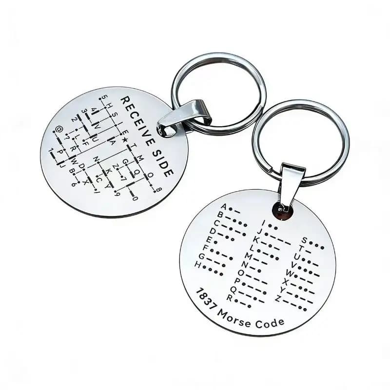 Accessoire pour talkie-walkie : Porte-clés de formation CW, pendentif décoratif, souvenir, cadeau po
