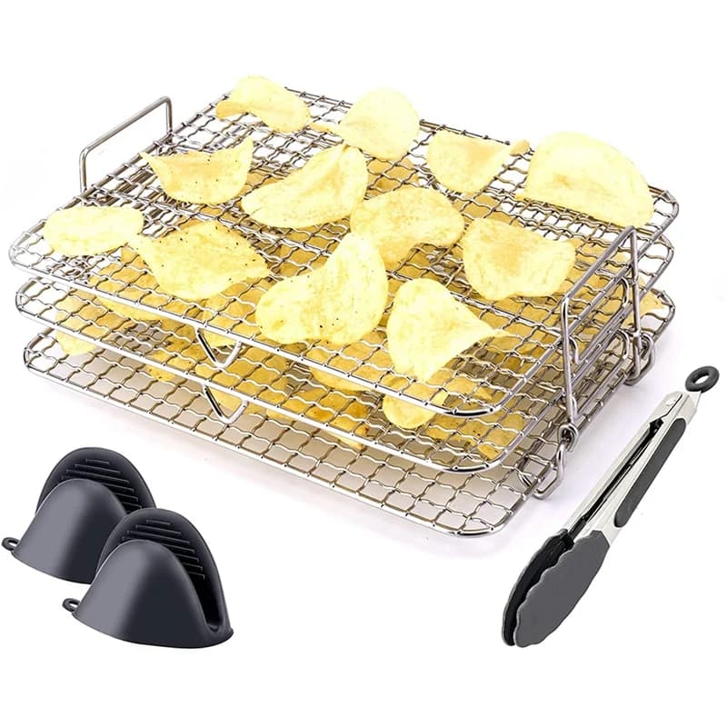 Friteuse à Air AD-Air T1 pour Ninja Foodi Grill XL, Déliaison Multi-Couches, Accessoires de Friteuse