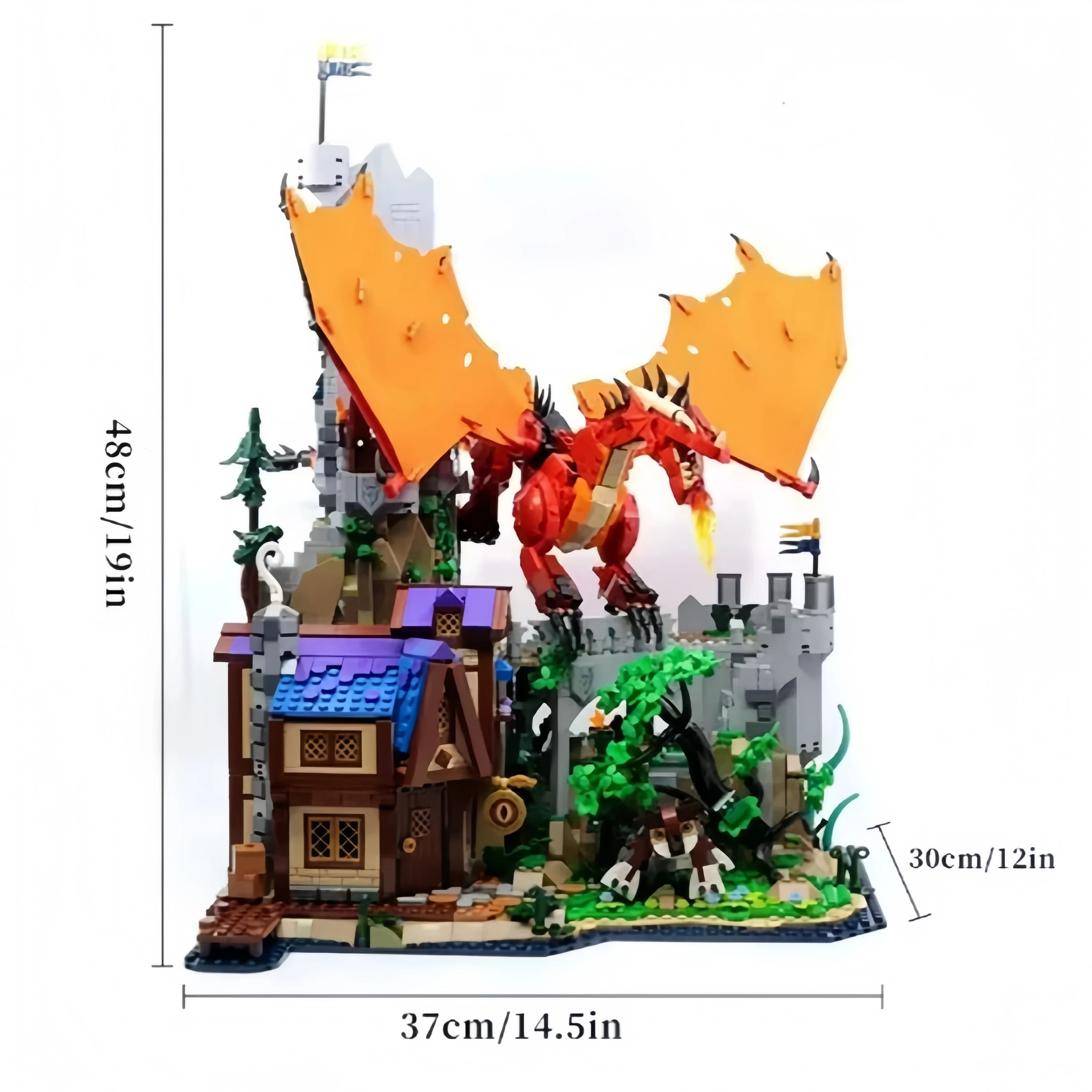 2026 Red Dragon Dungeons Inventory Décoration d'intérieur Décoration de table Cadeaux de château Cad