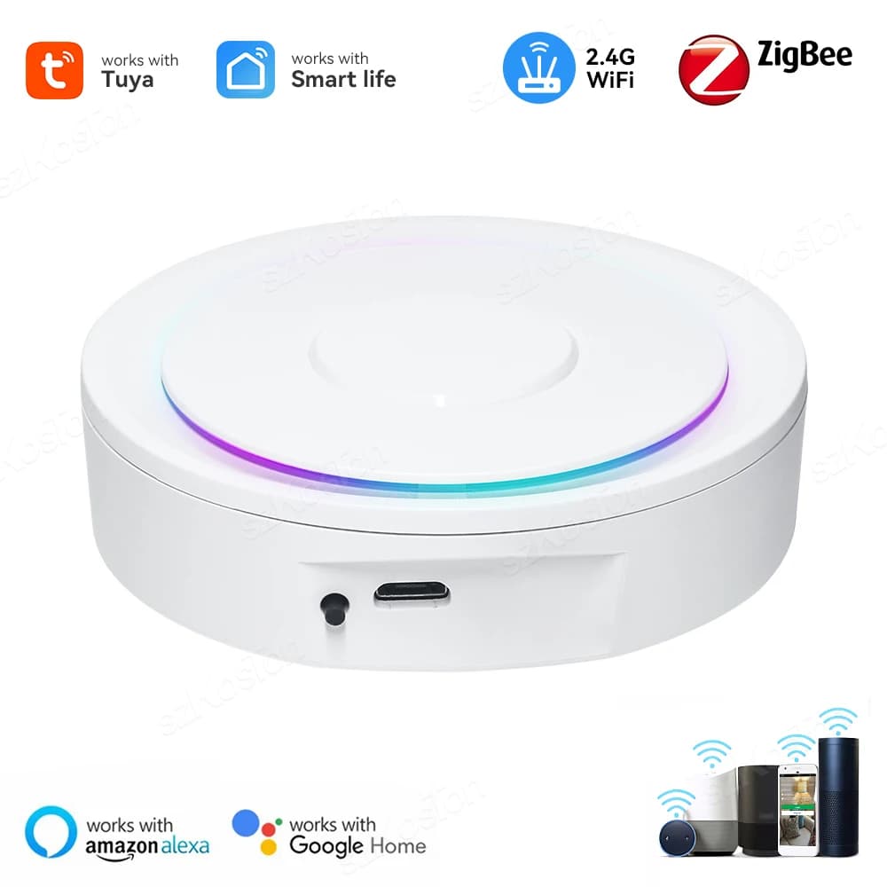 HomeKit – passerelle Hub Zigbee pour maison connectée, WiFi, pont filaire sans fil, Tuya Smart Life,