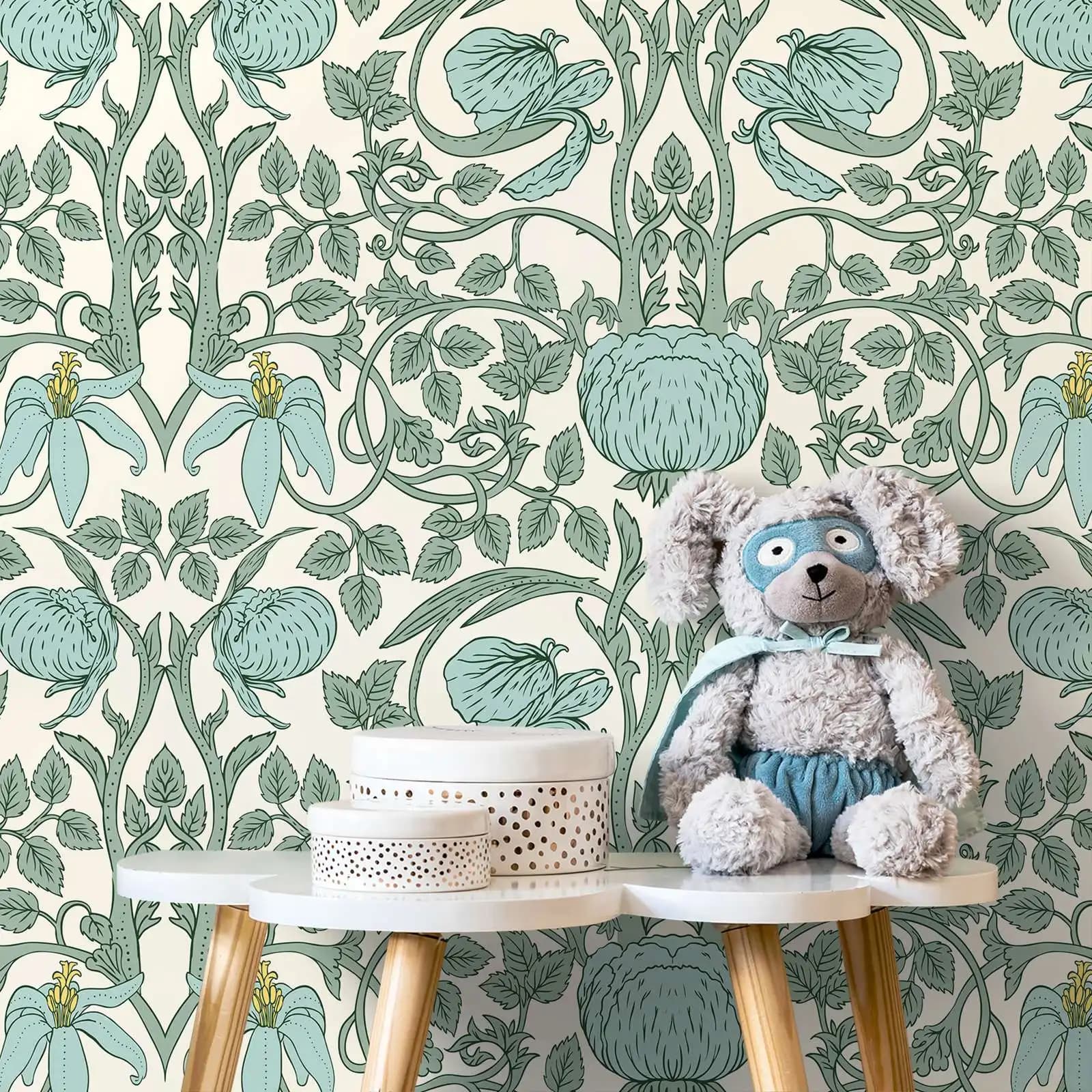 Papier peint d'art Pastel Nouveau, papier peint à décoller et à coller pour la décoration de la mais