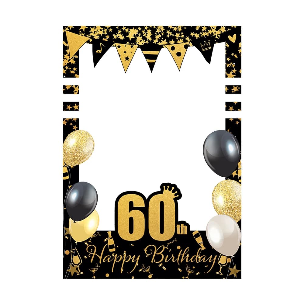 Cadre de cabine Photo pour fête d'anniversaire 30e 40e 50e 60e anniversaire, décor de fête d'anniver