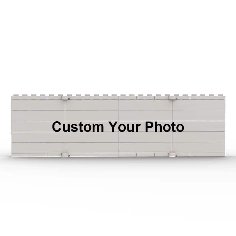 Photo personnalisable Moc bricolage Portrait peintures blocs de construction imprimés ornement anniv