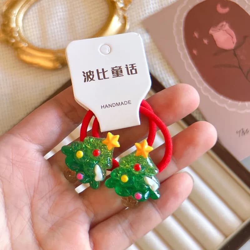 Pinces à cheveux de noël pour enfants, BB, arbre de bonhomme de neige, accessoires pour cheveux, att