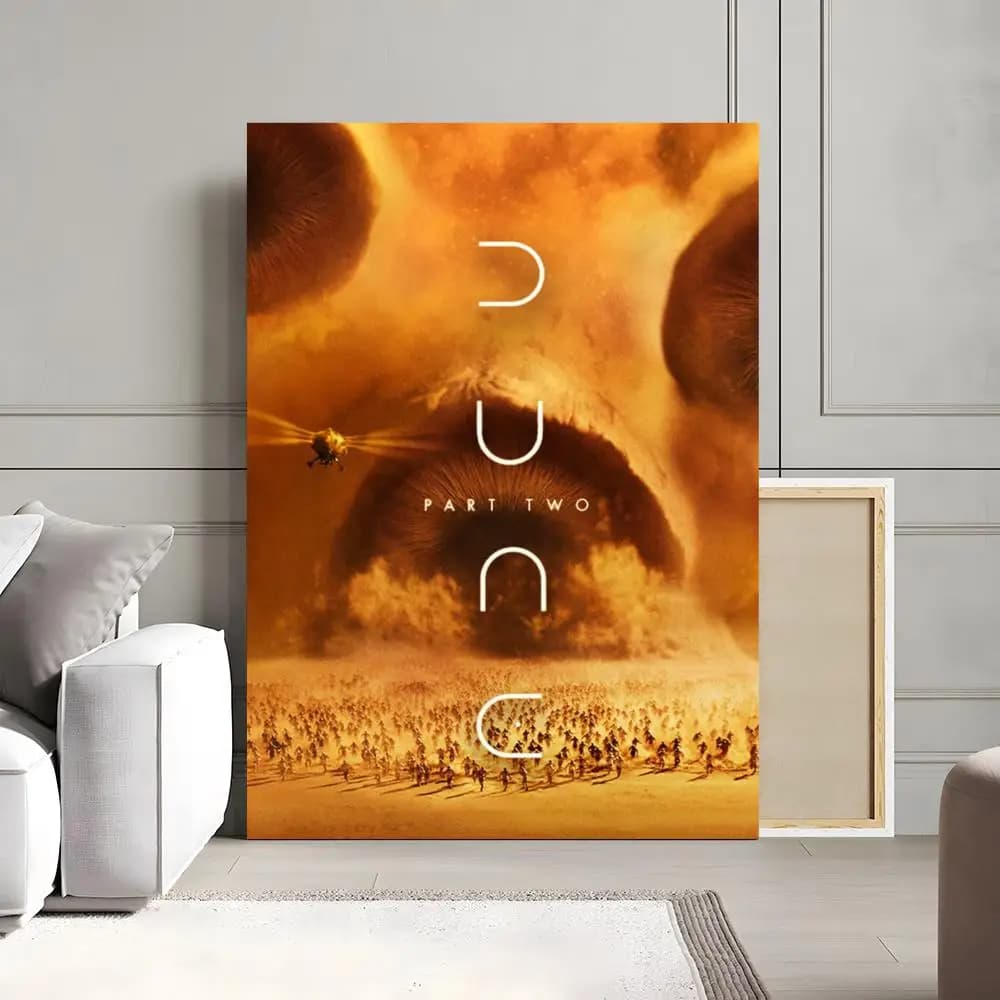 Dune – peinture de film classique, affiche sur toile de calligraphie: sans plis, imperméable, Durabl