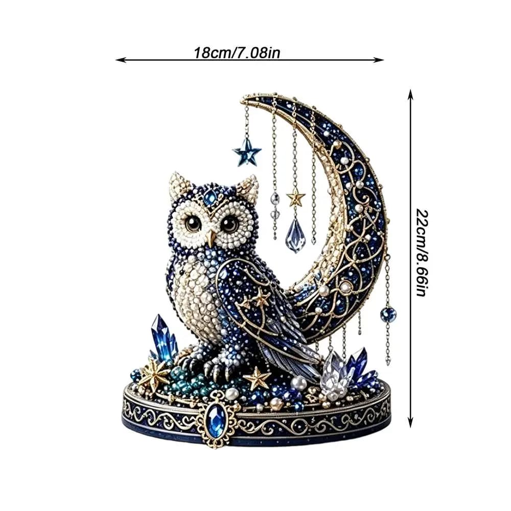 Superbe kit de bricolage 3D décoratif d'animaux perlés, matériaux complets pour adultes, amateurs et