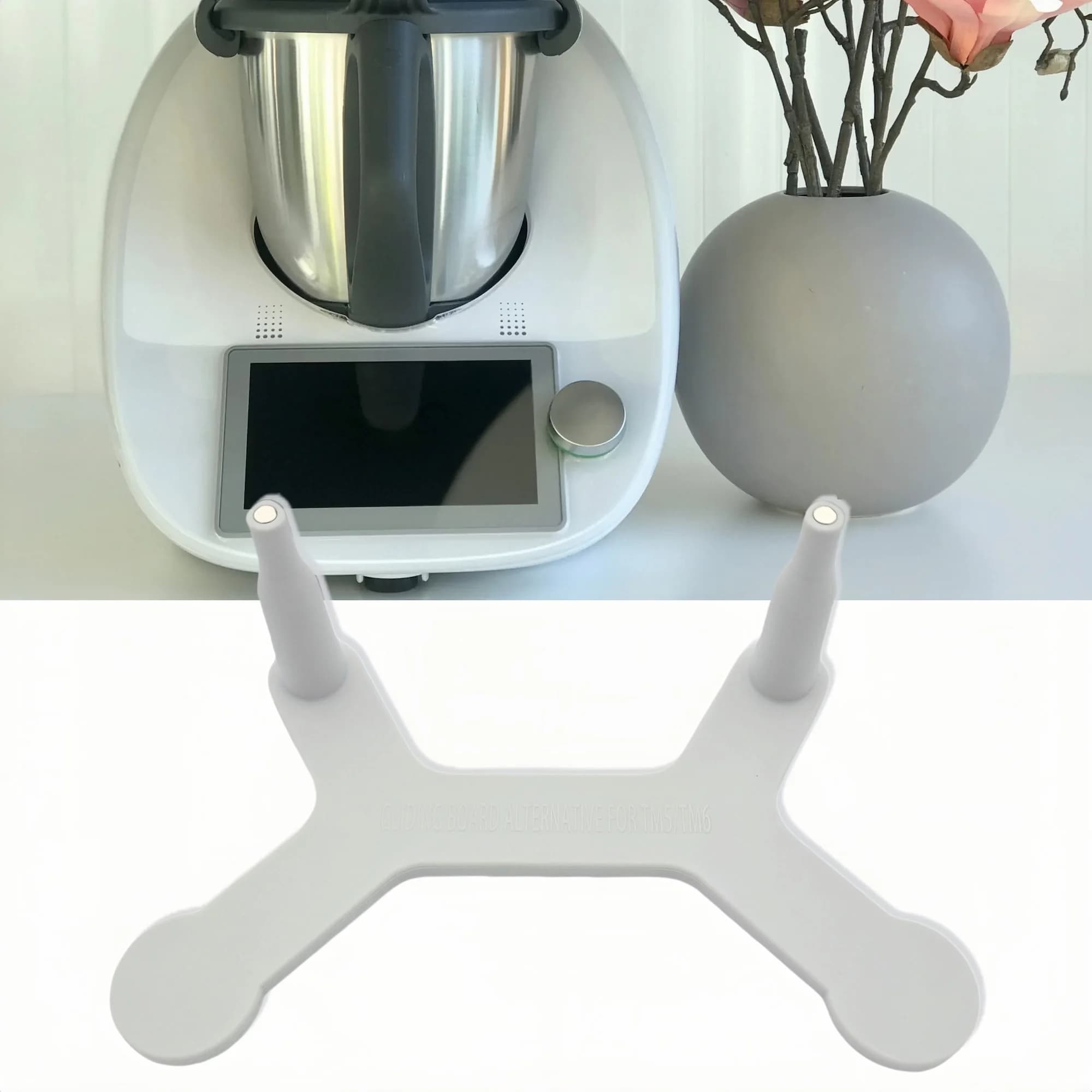 Base de mélangeur de panneau coulissant mobile, support antidérapant pour Thermomix TM6 TM5, support