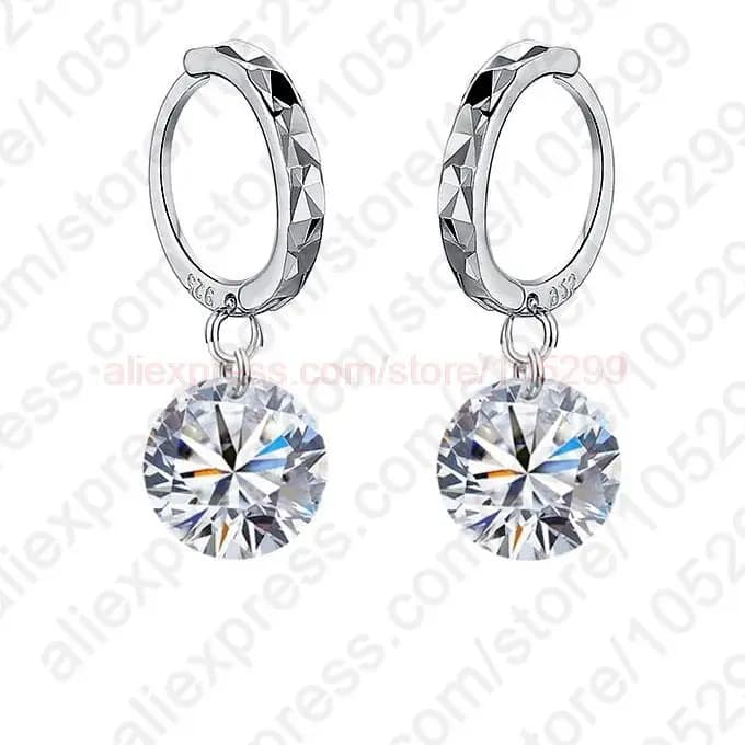 Boucles d'oreilles personnalisées en argent regardé 925 pour femmes, accessoires de mode, vente en g