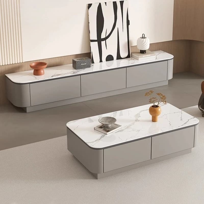160 180 200 220 240 260 280 300 cm Meuble TV rock moderne Meuble TV Tables basses Table d'appoint Me