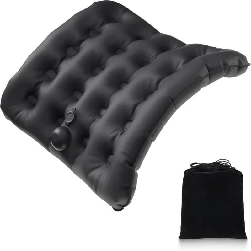 Coussin de chaise gonflable en TPU, rembourré, en velours doux, confortable, antidérapant, pour chai