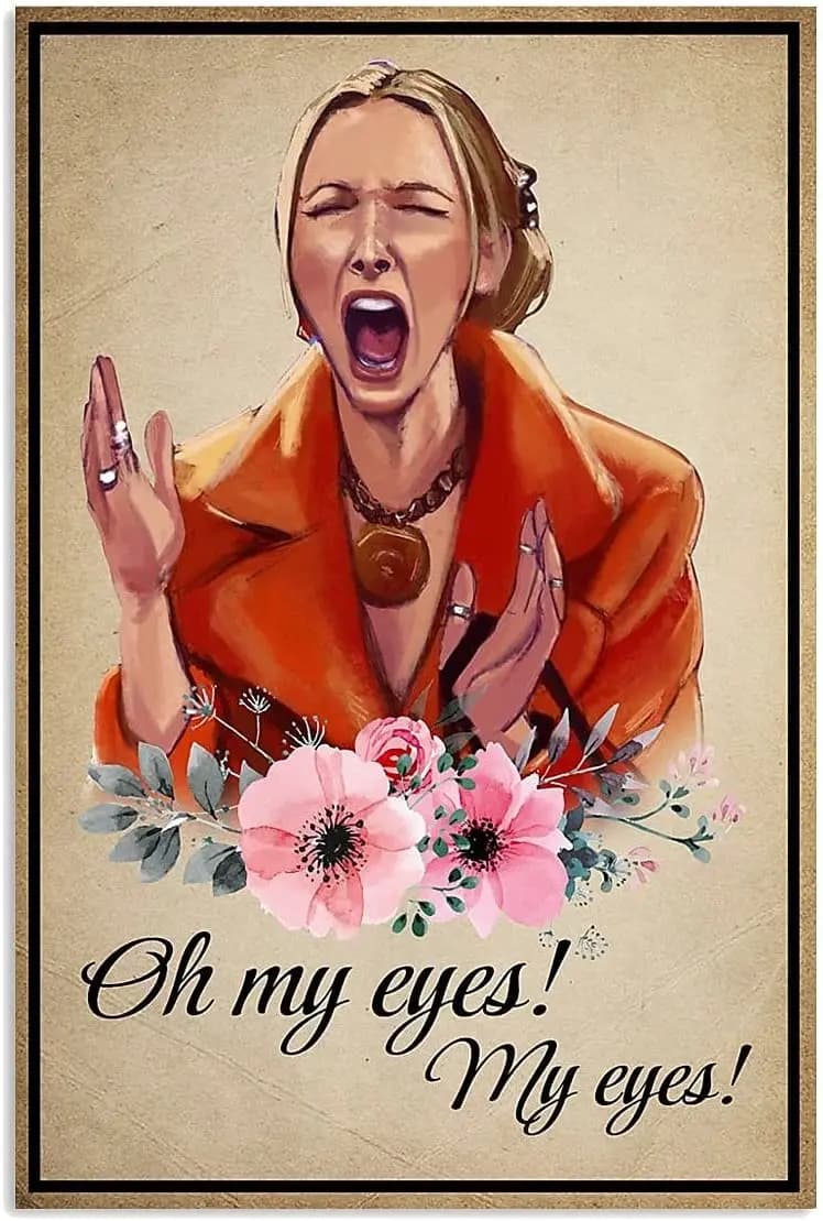 Phoebe Buffay "Oh My Eyes" drôle classique émission de télévision amis affiche toile peinture mur Ar