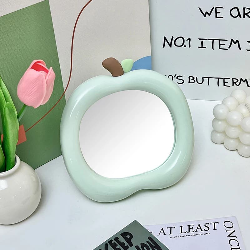 Miroir décoratif Ins, miroir de maquillage, miroirs cosmétiques de bureau pour chambre à coucher, do