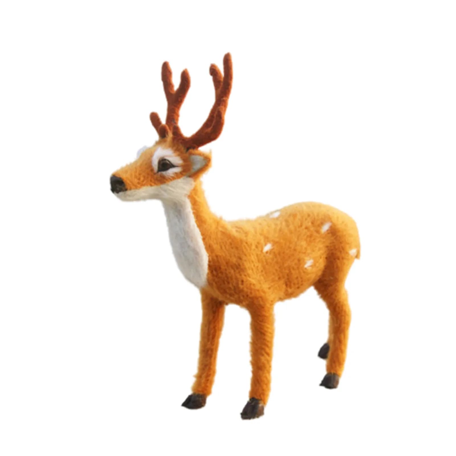 Décoration de cerf de noël, Mini Statue de renne pour vitrine, comptoir de table, ornement de vacanc