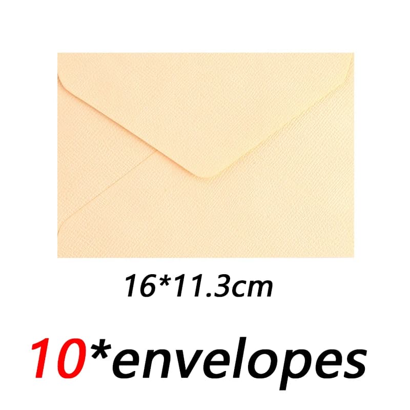 Enveloppes en papier épaissi à motif de tissage de comparateur, sacs de cartes de voeux, cadeau de m