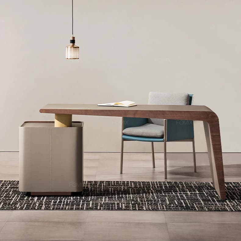 Bureau ergonomique élégant, Table sur pied spacieuse, Design européen, productivité parfaite, confor