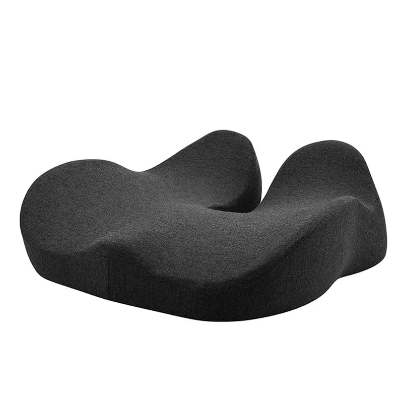 Coussin de siège pour chaise de bureau pour hanches et cuisses larges avec soutien ferme, coussin en
