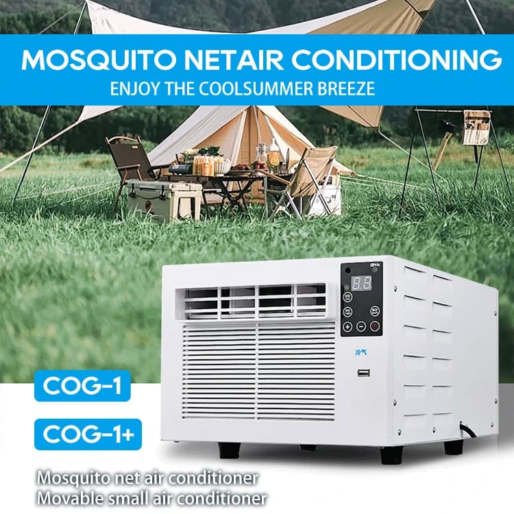 Climatiseur de tente portable électrique, 110V/220V/50Hz, 550W, climatiseur de pièce, mini climatise