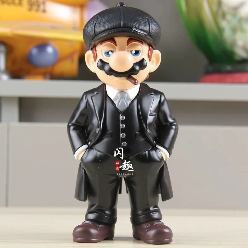 Figurine d'action Super Mario Sherlock Holmes, modèle de jeu, jouets manga, ornements de 16 cm, figu