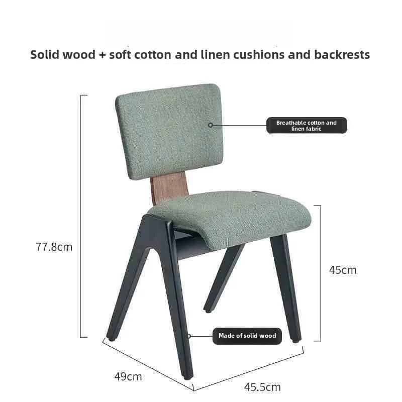 Nordique, rétro, design, chaise de salle à manger, maison, salon, chaise, café, salle à manger, médi
