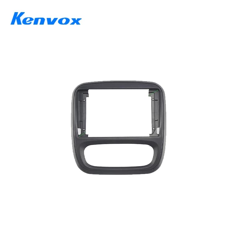 Kit de cadre de plaque frontale de lunette de montage stéréo, autoradio Android 2 Din, Renault Trafi