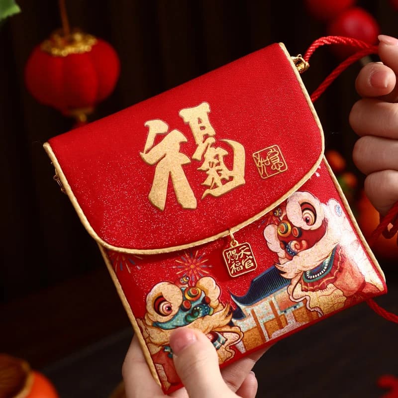 Célébrez le Nouvel An chinois 2026 avec des enveloppes rouges décoratives et fonctionnelles ; Sacs d
