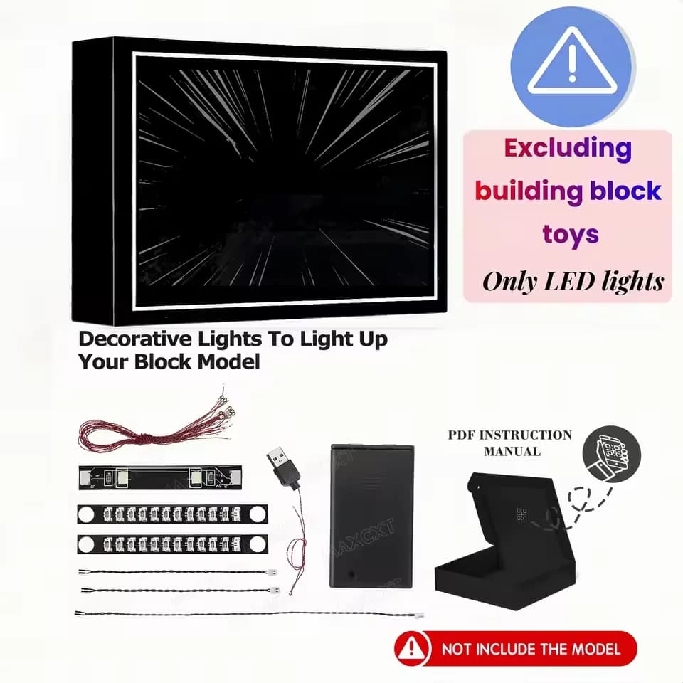 Prévention CXT Lumière LED pour Lego-10318 ConULDIY Lampe décorative avec boîte à piles (ensemble de
