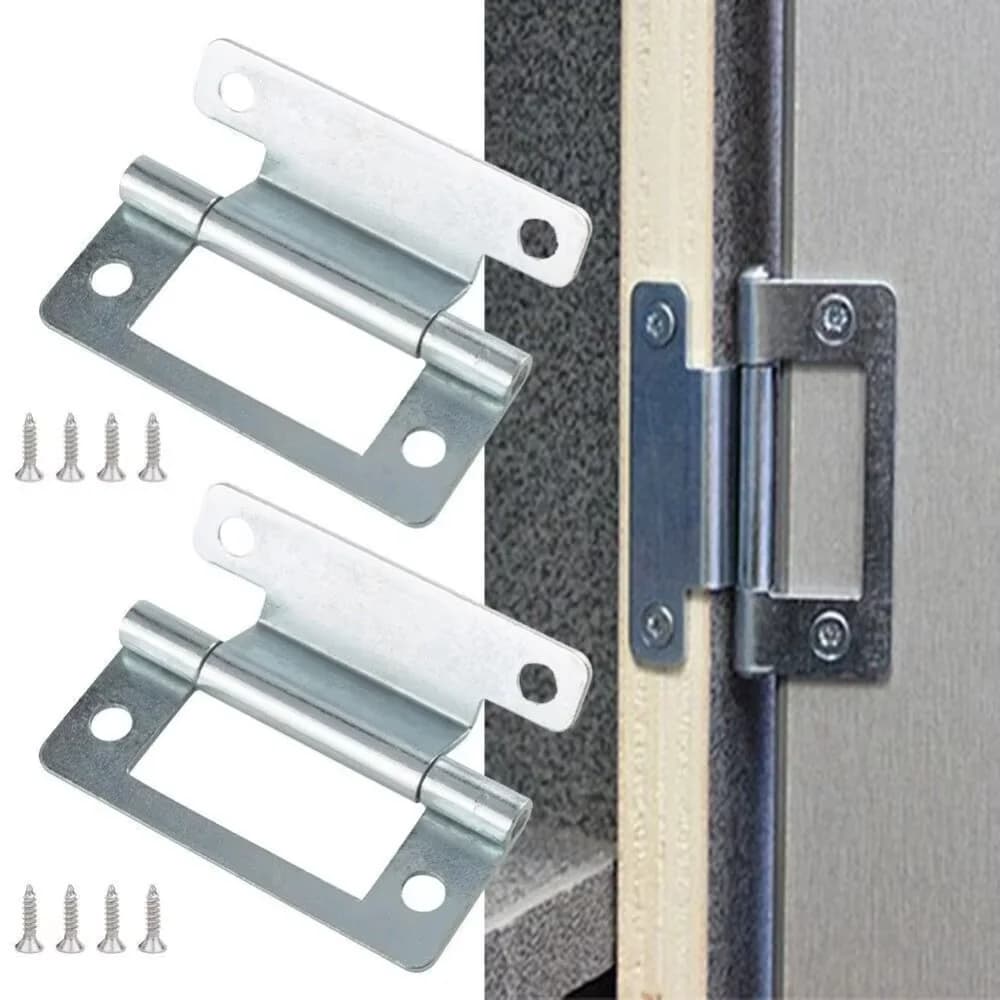 Charnières de porte de chambre pliées, 2 pièces/ensemble, porte de placard créative, camping-car, ca
