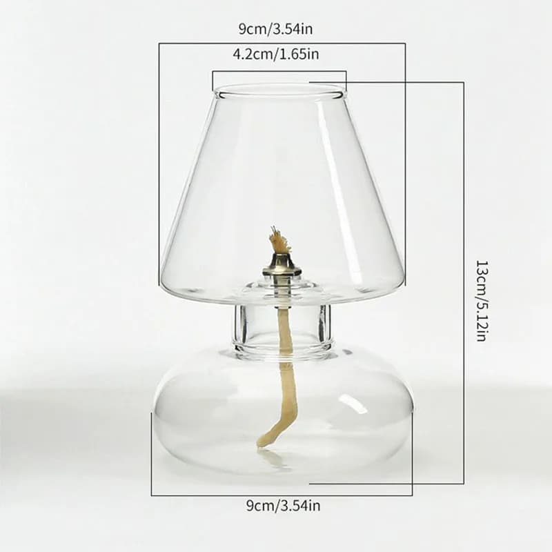 Lampe à huile en verre pour réception de mariage, centre de Table, Vases, centres de Table, étagère 
