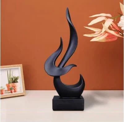 Objets décoratifs de flamme créative de style européen, ornement de bureau, Statue minimaliste abstr