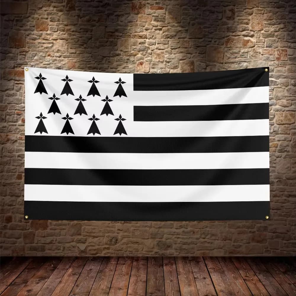 Drapeau de la région de Bretagne, drapeau français pour la décoration